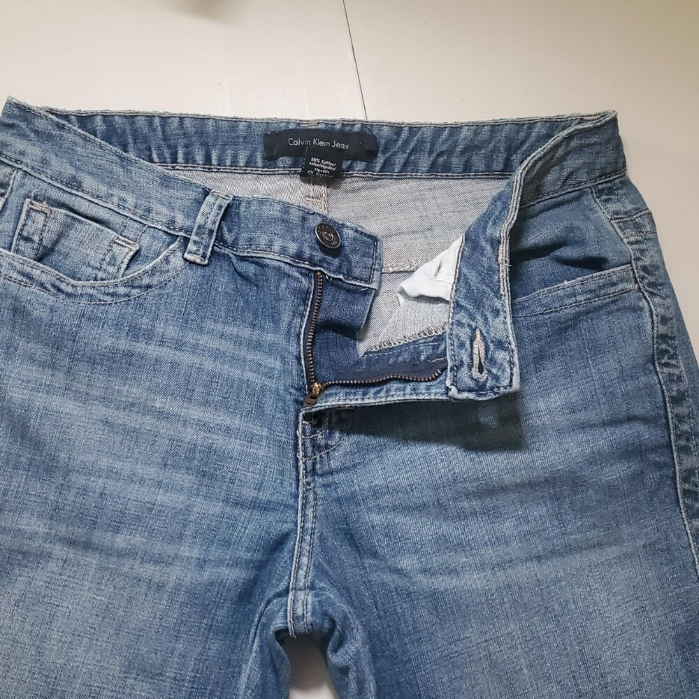 Calvin Klein bootcut jeans Y2K with Flap Pockets Sz 10 womens- shipping incl - Picture 15 of 16
